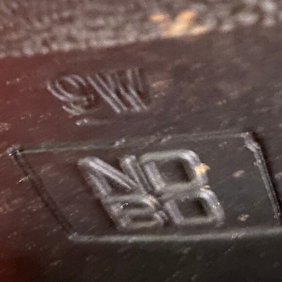 NoBo Black Lace Up, Studded Shoes with Chunky Heels Size 9 Goth Punk - Picture 6 of 6